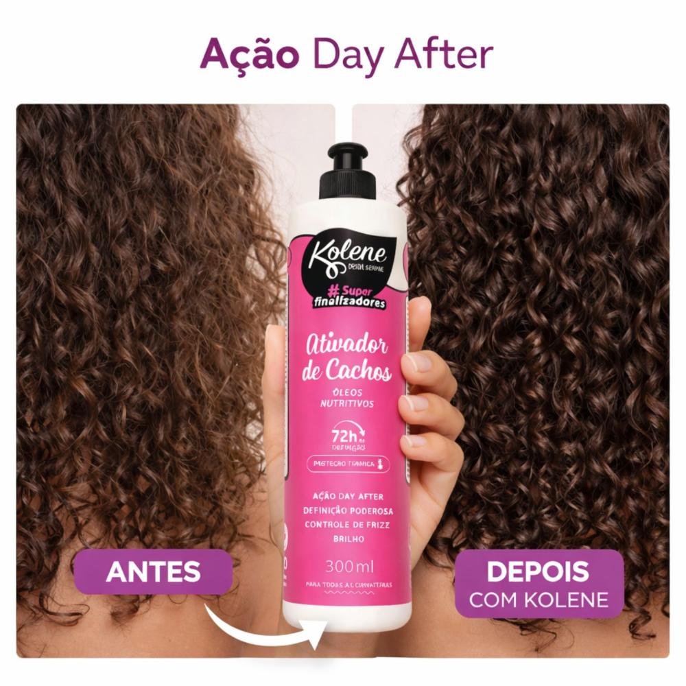 Ativador de Cachos Kolene #Super Finalizadores Óleos Nutritivos 300ml 300ml 4