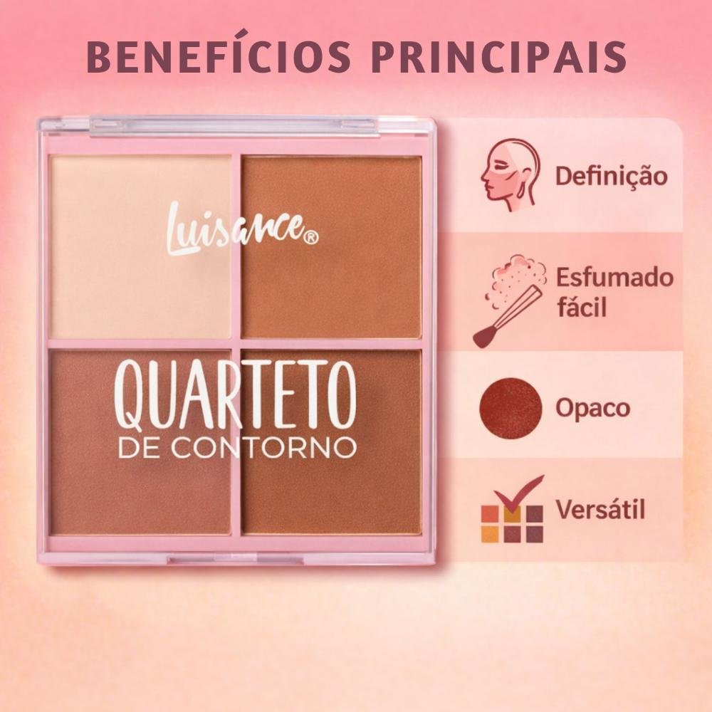 Quarteto De Contorno Luisance Com 4 Cores L3232 ÚNICO 2