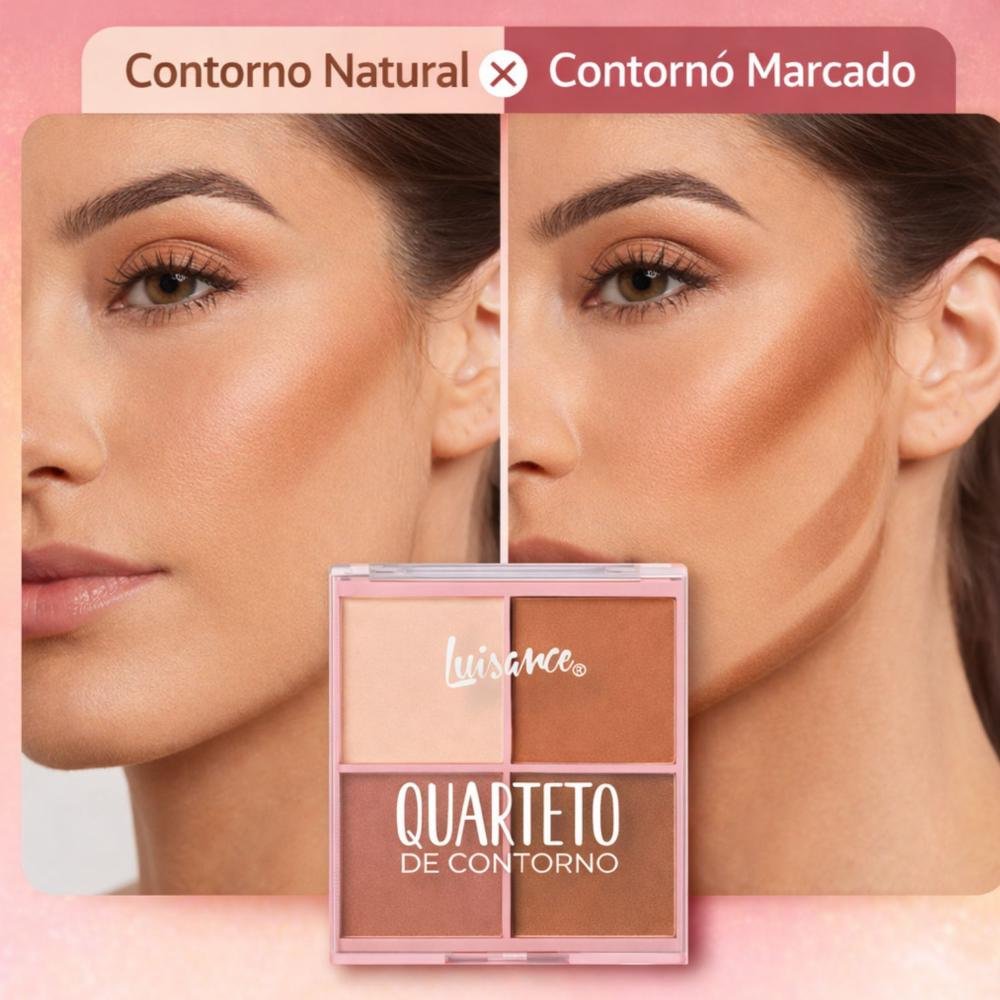 Quarteto De Contorno Luisance Com 4 Cores L3232 ÚNICO 4