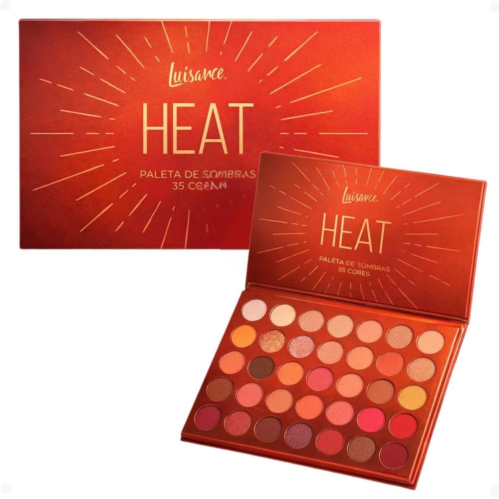 Paleta De Sombras Luisance Heat 35 Cores L3266