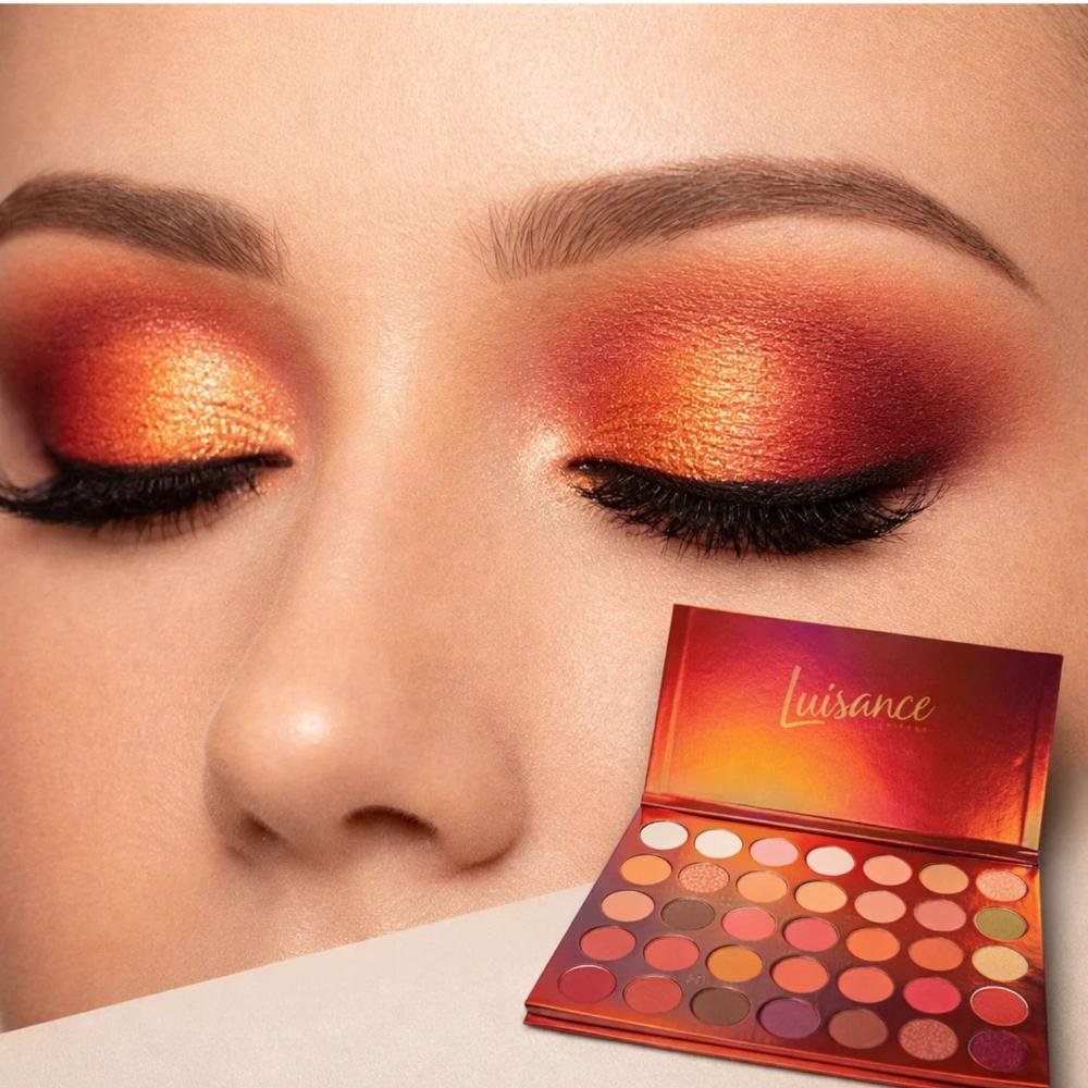 Paleta De Sombras Luisance Heat 35 Cores L3266 ÚNICO 4