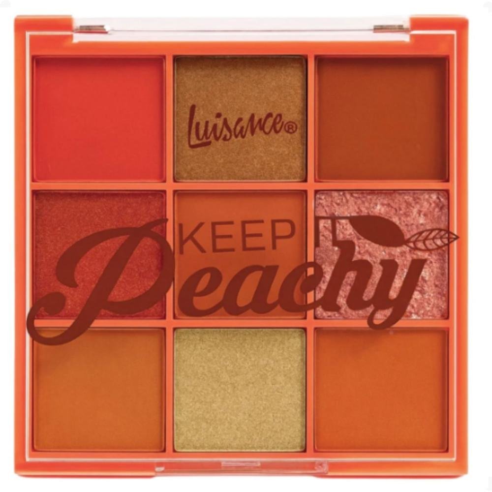 Paleta De Sombras Luisance Keep It Peachy L3276