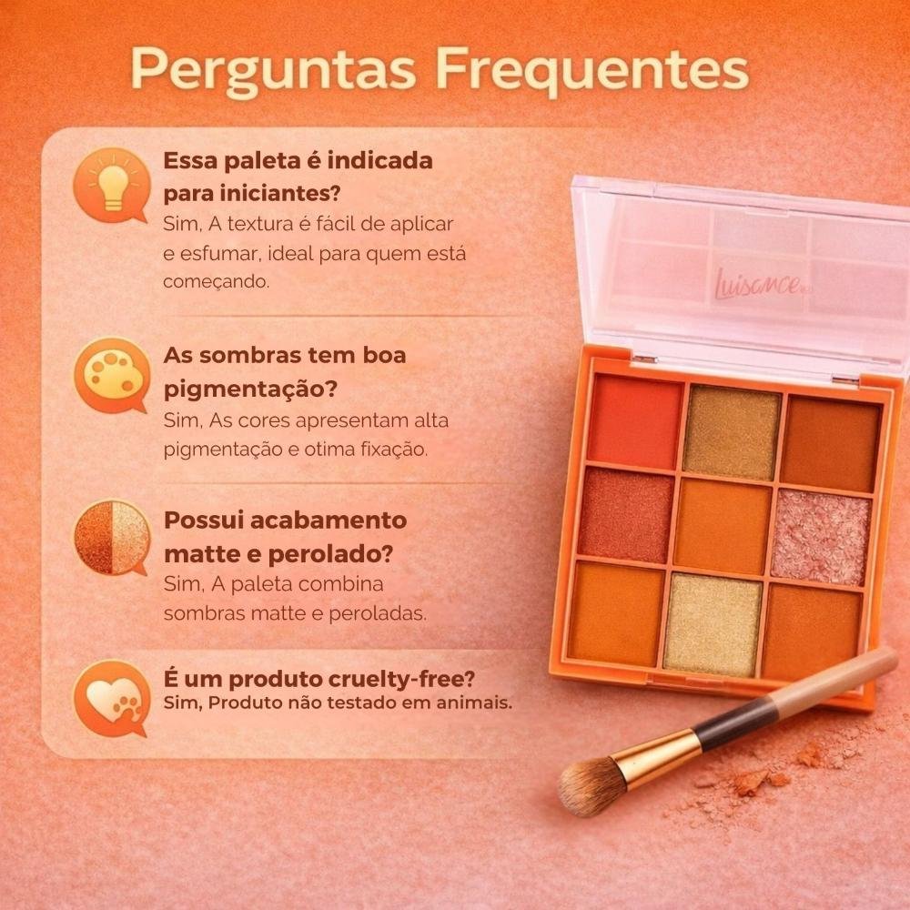 Paleta De Sombras Luisance Keep It Peachy L3276 ÚNICO 7