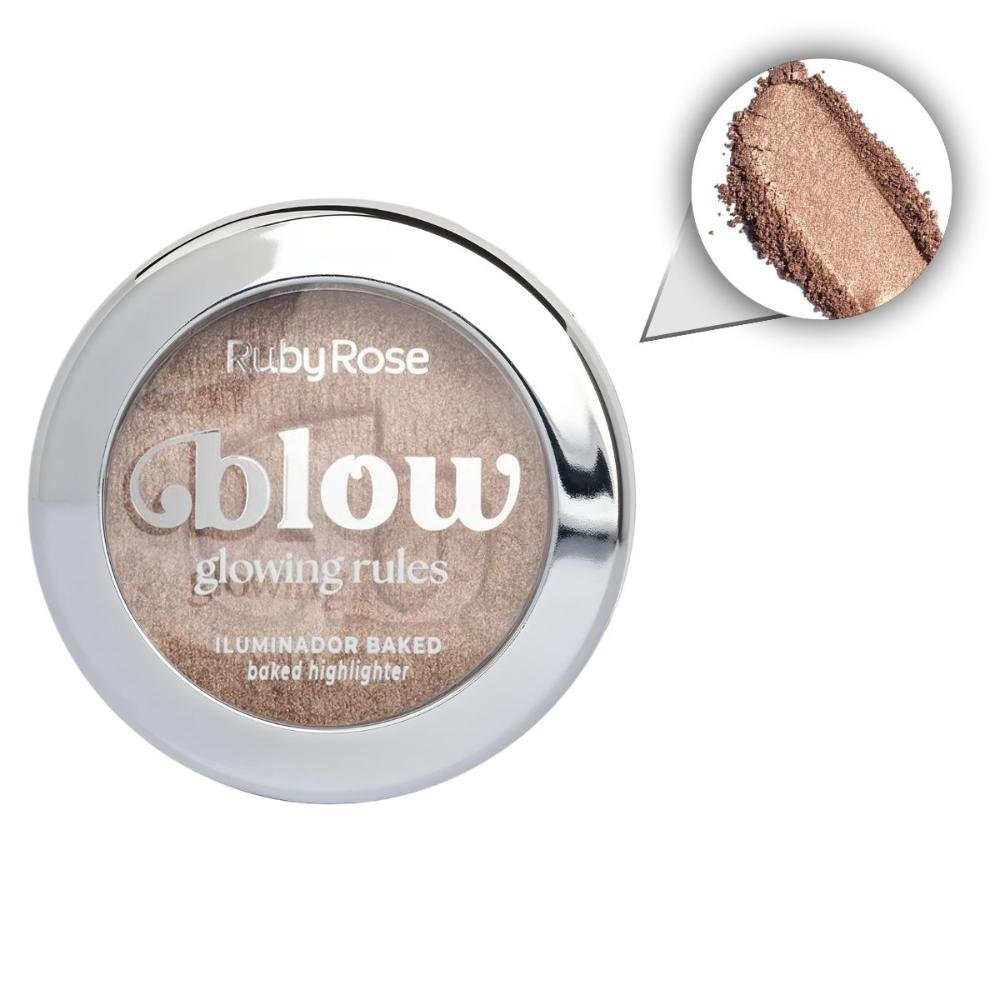 Iluminador Baked Ruby Rose Blow Glowing Rules Ib30 Break The Pattern Hb-m704-3 Break The Pattern 3