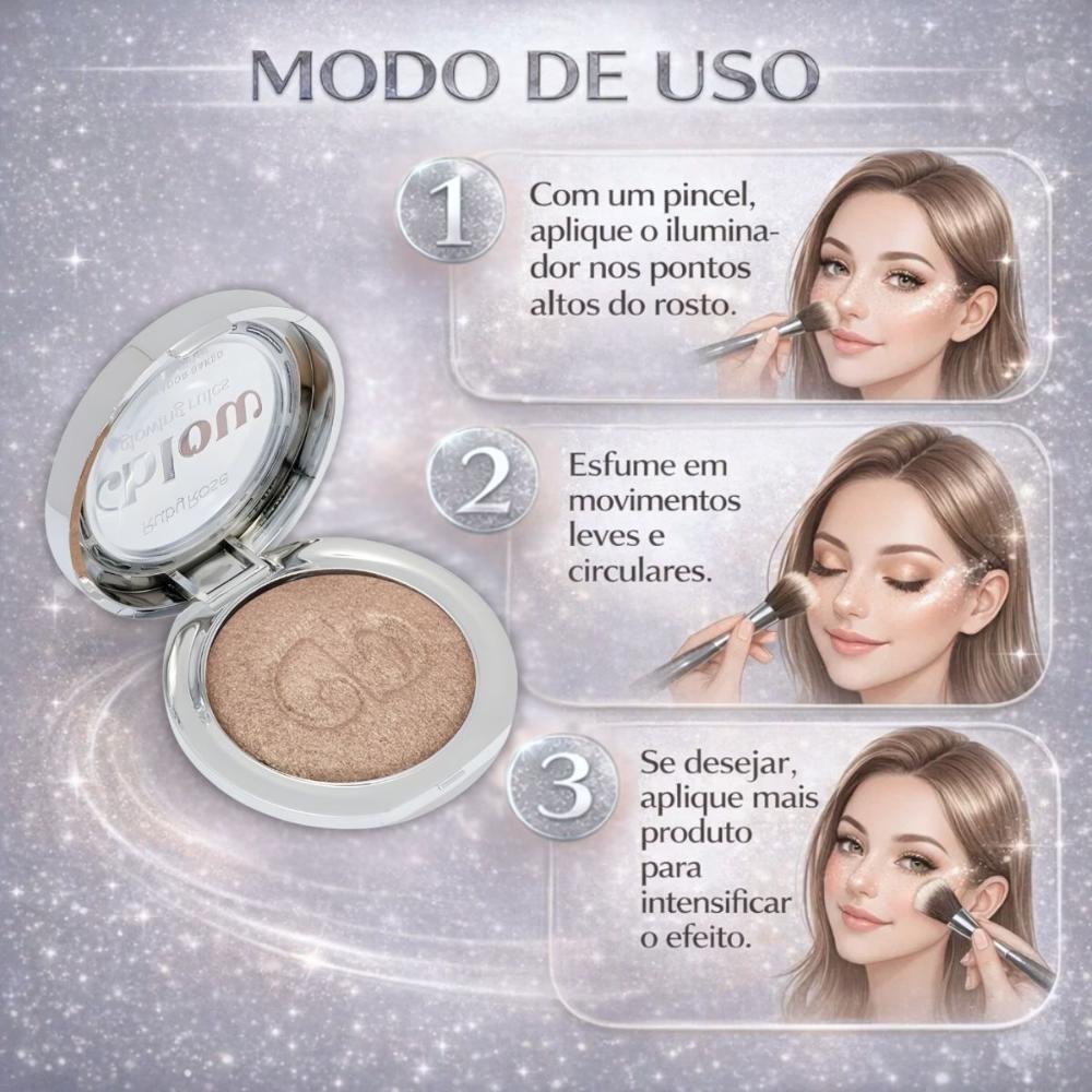 Iluminador Baked Ruby Rose Blow Glowing Rules Ib30 Break The Pattern Hb-m704-3 Break The Pattern 6