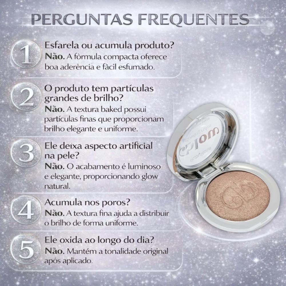 Iluminador Baked Ruby Rose Blow Glowing Rules Ib30 Break The Pattern Hb-m704-3 Break The Pattern 7