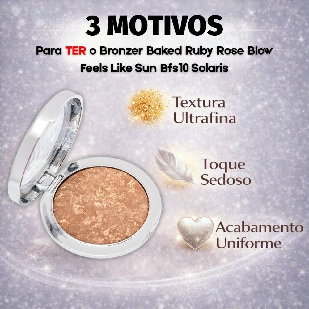Bronzer Baked Ruby Rose Blow Feels Like Sun Bfs10 Solaris Hb-m203-1 Feels Like Sun 4