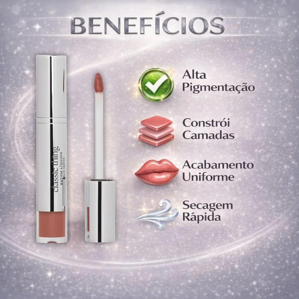 Batom Líquido Ruby Rose Blow Classic Thing Bl50 Vinyl Record Hb-l6205-5 Vinyl Record 2