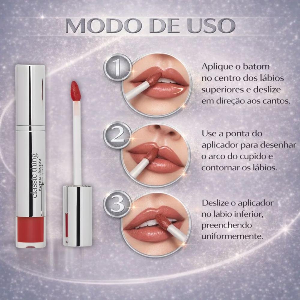 Batom Líquido Ruby Rose Blow Classic Thing Bl70 Red Lips Hb-l6205-7 Red Lips 6