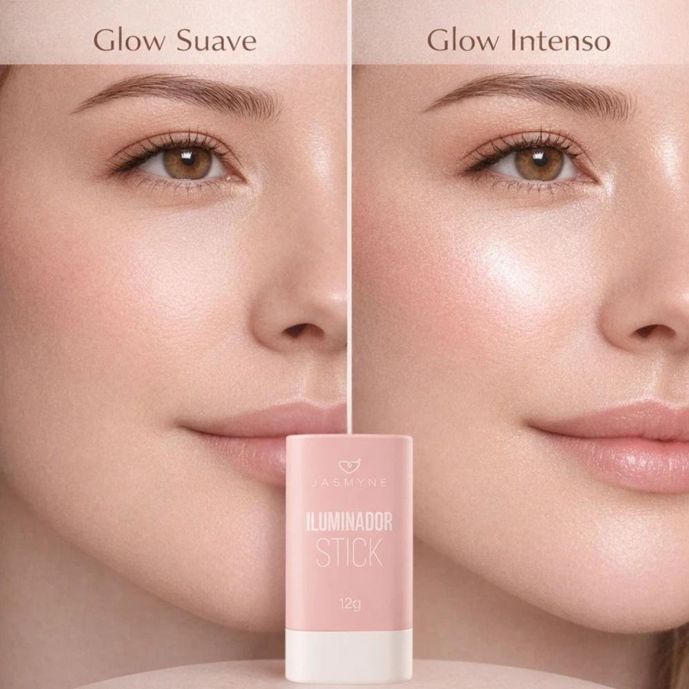 Iluminador Stick Jasmyne Soft Champagne 12g Ref. J0108 Soft Champagne 3
