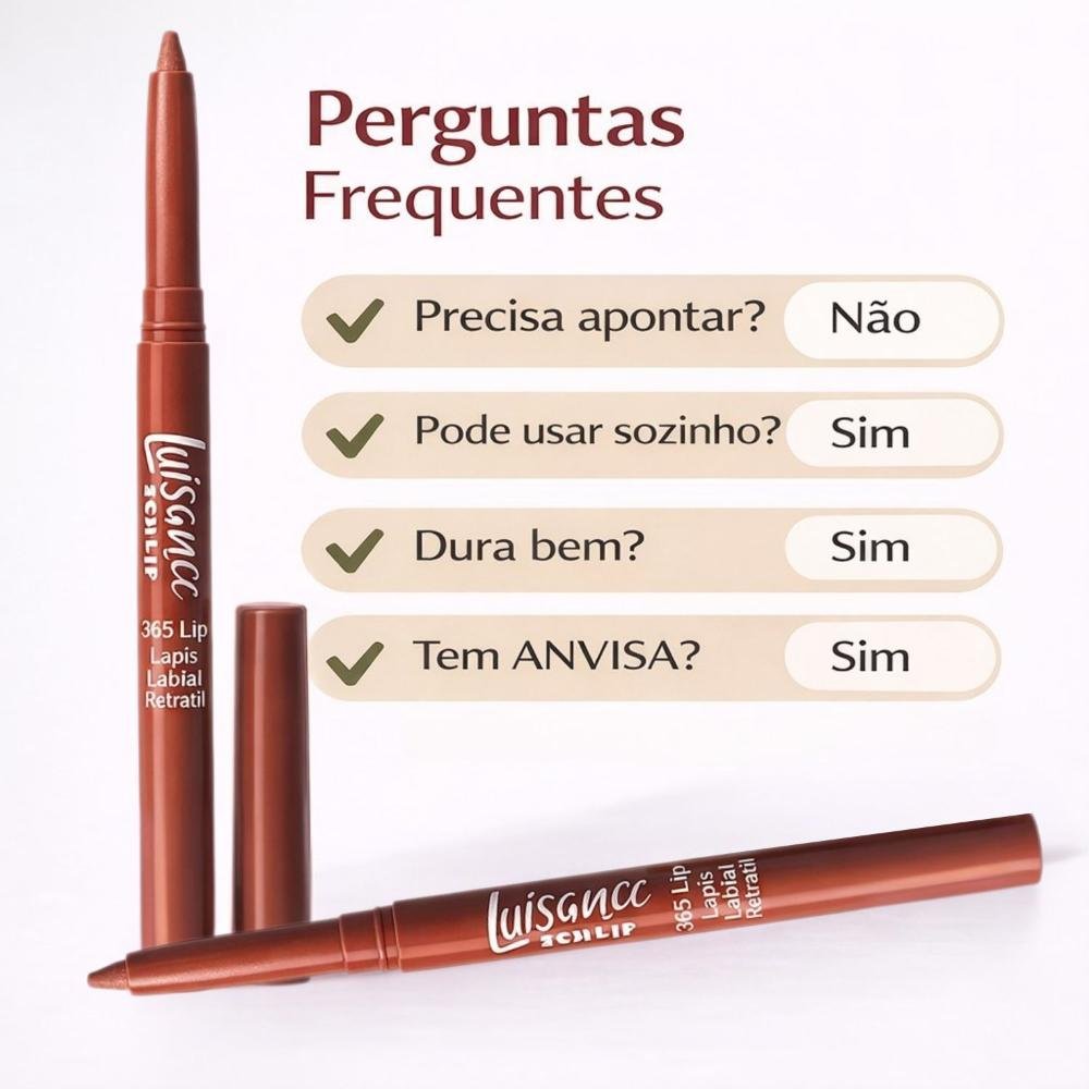Lápis Labial Retrátil Luisance 365 Lip Mocha 0,24g L5246 Mocha 7