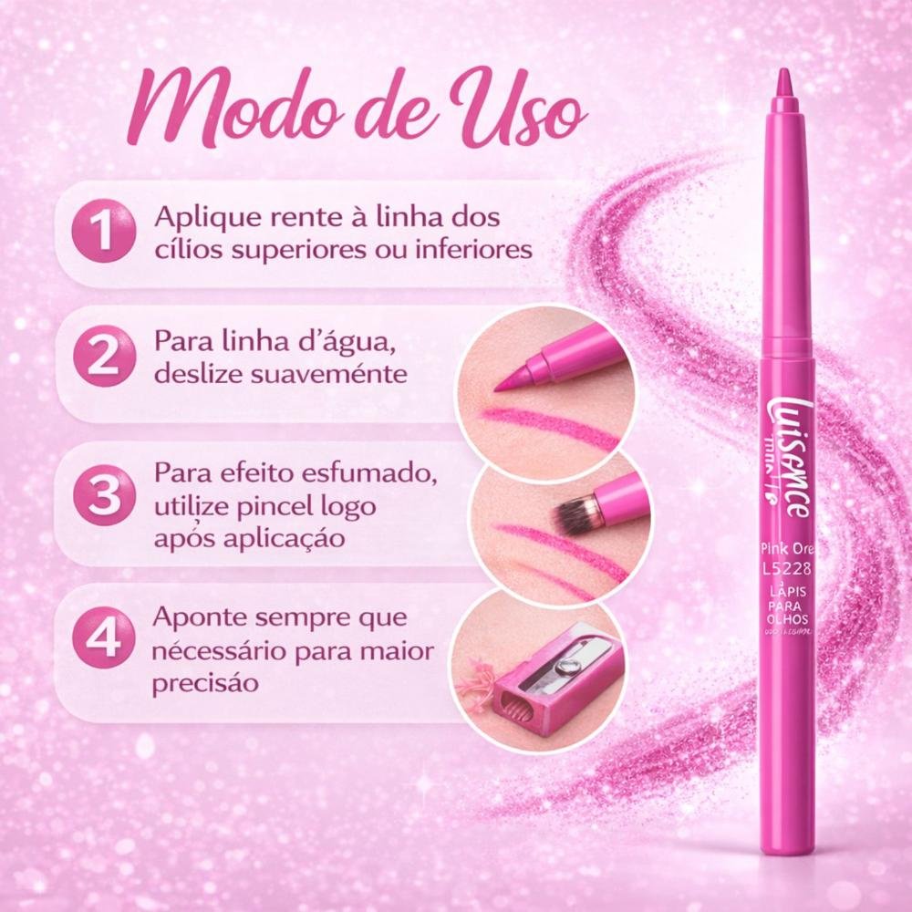 Lápis Para os Olhos Apontável Luisance Pink Dream L5228 Pink Dream 6
