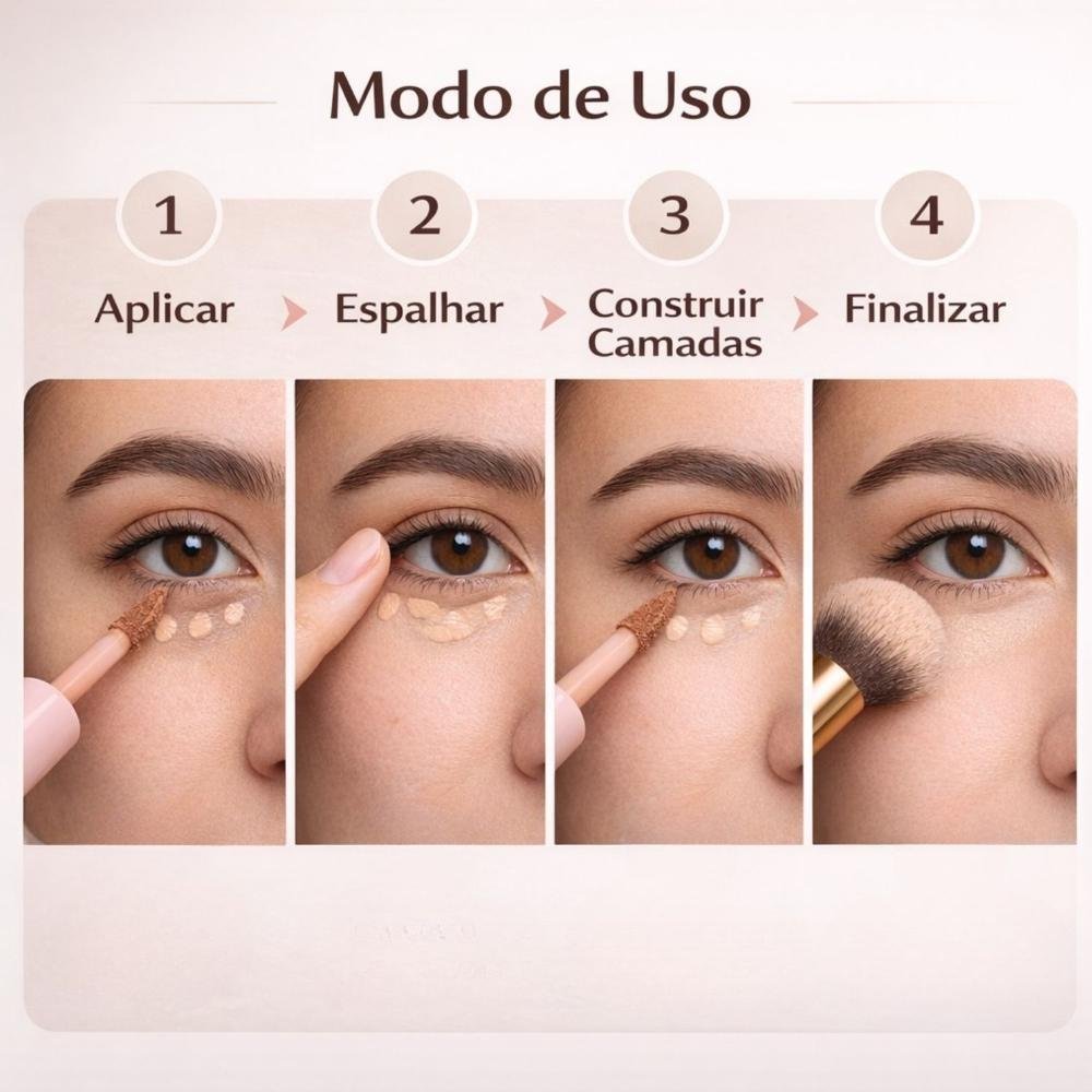 Corretivo Líquido Ruby Rose Natural Blend C80 Hb-m600-8 Cor C80 6