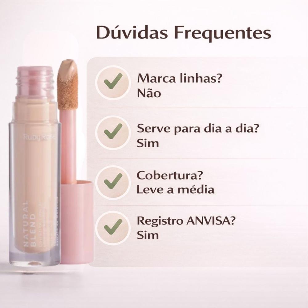 Corretivo Líquido Ruby Rose Natural Blend C30 Hb-m600-3 Cor C30 7