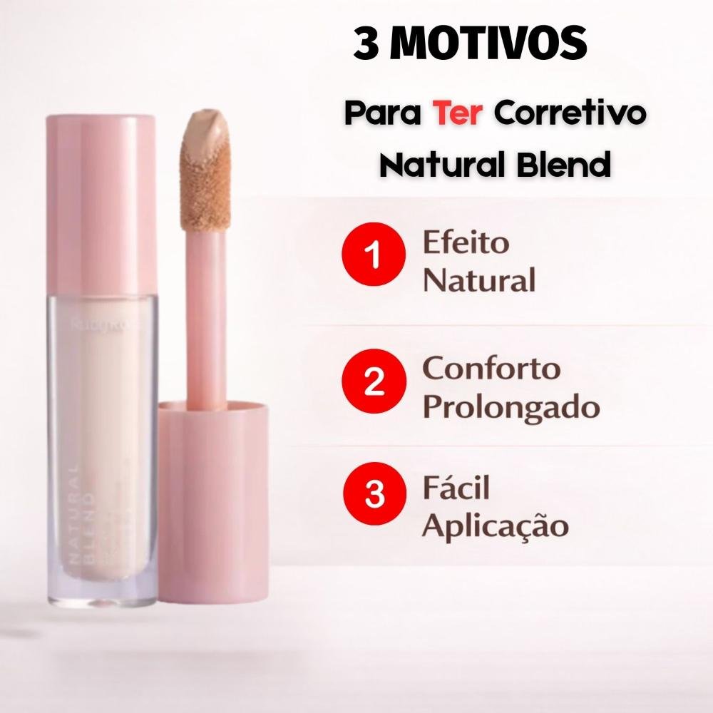 Corretivo Líquido Ruby Rose Natural Blend C10 Hb-m600-1 Cor C10 5