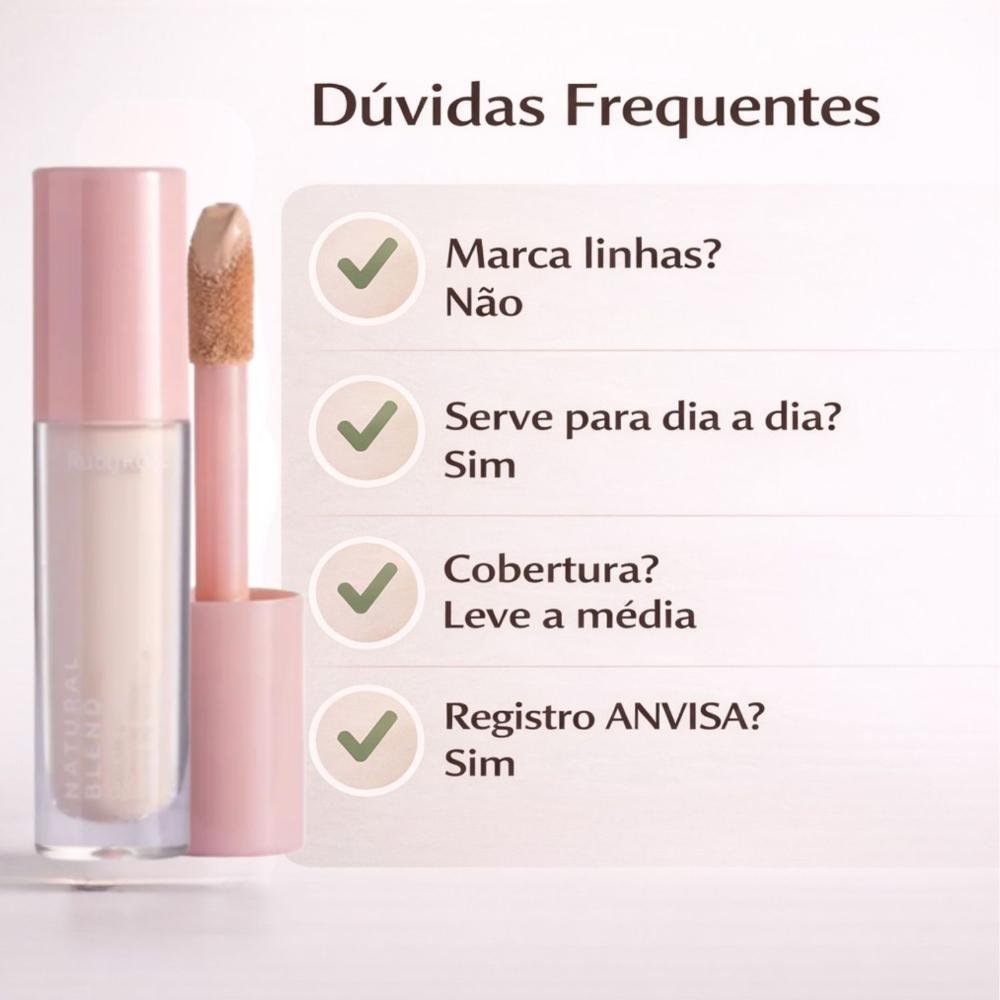 Corretivo Líquido Ruby Rose Natural Blend C10 Hb-m600-1 Cor C10 7