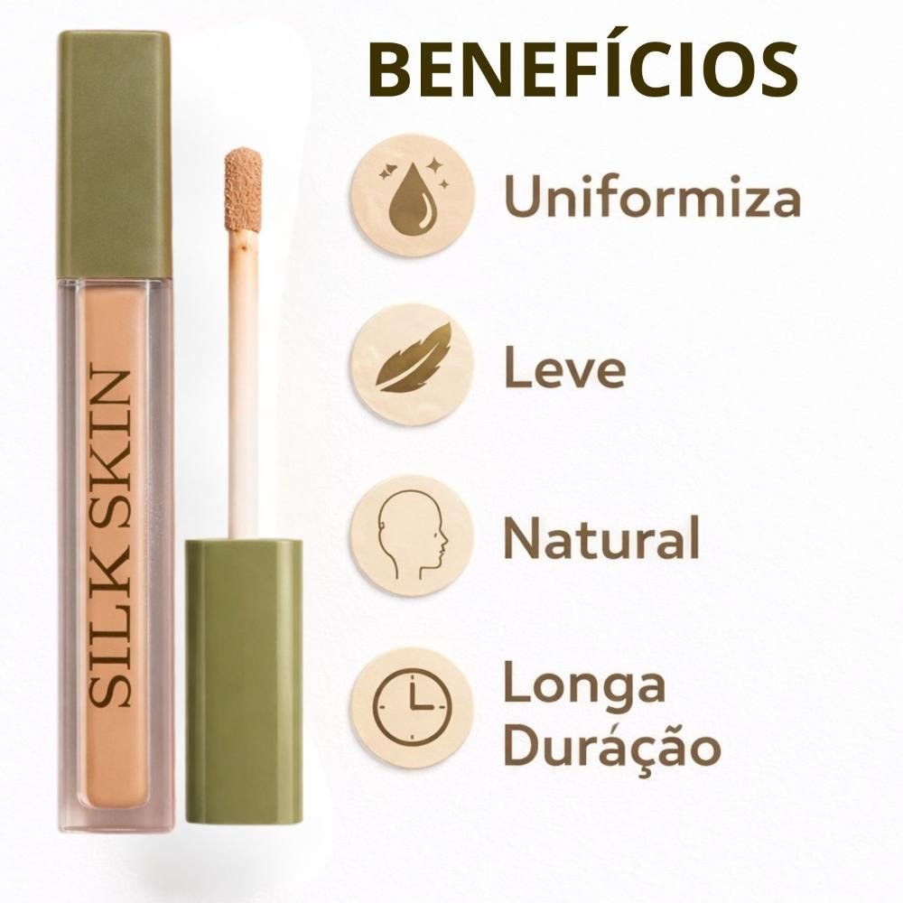 Corretivo Líquido Ruby Rose Silk Skin Soft Beauty Cl40 Hb-t1800-4 Cor Cl40 2