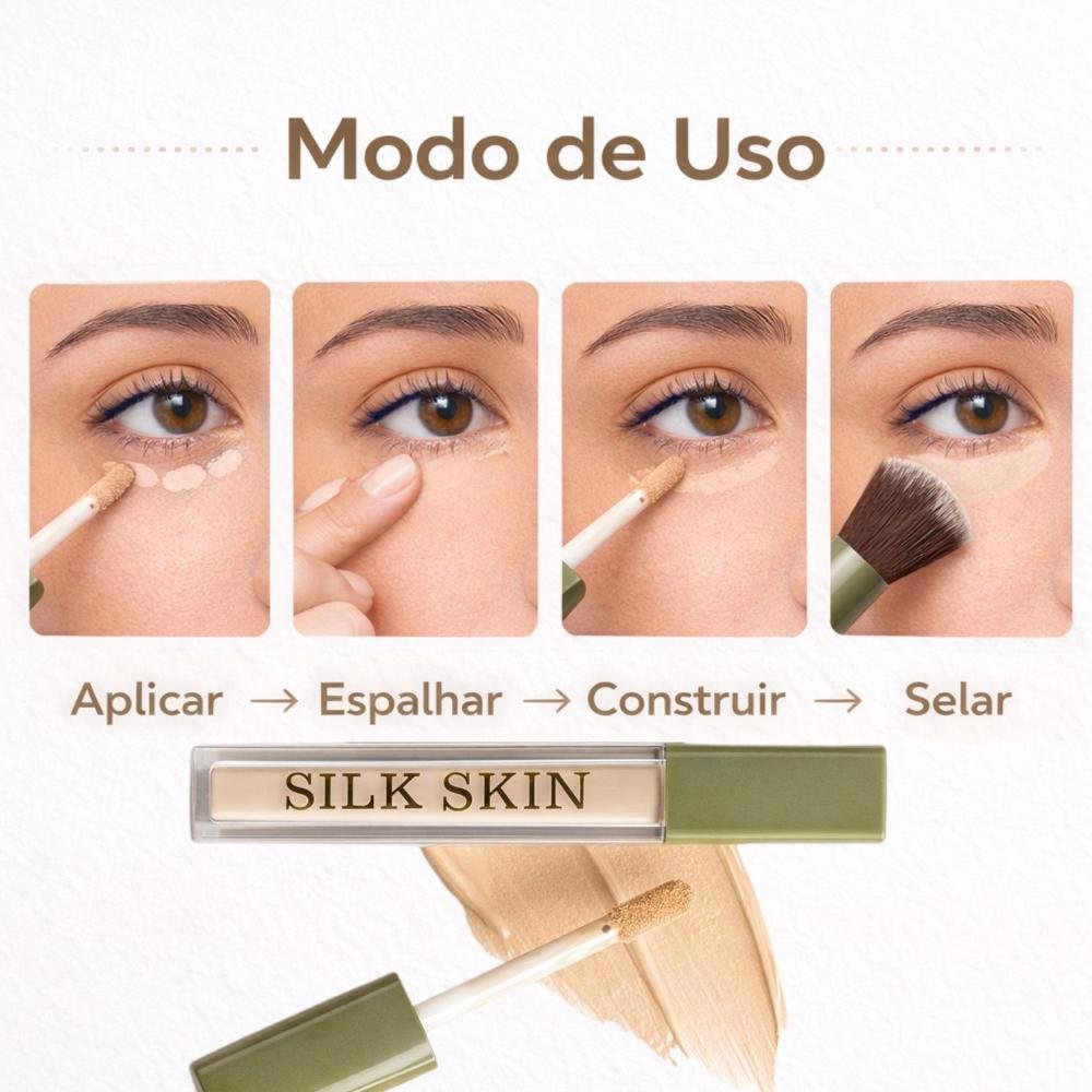 Corretivo Líquido Ruby Rose Silk Skin Soft Beauty Cl40 Hb-t1800-4 Cor Cl40 6