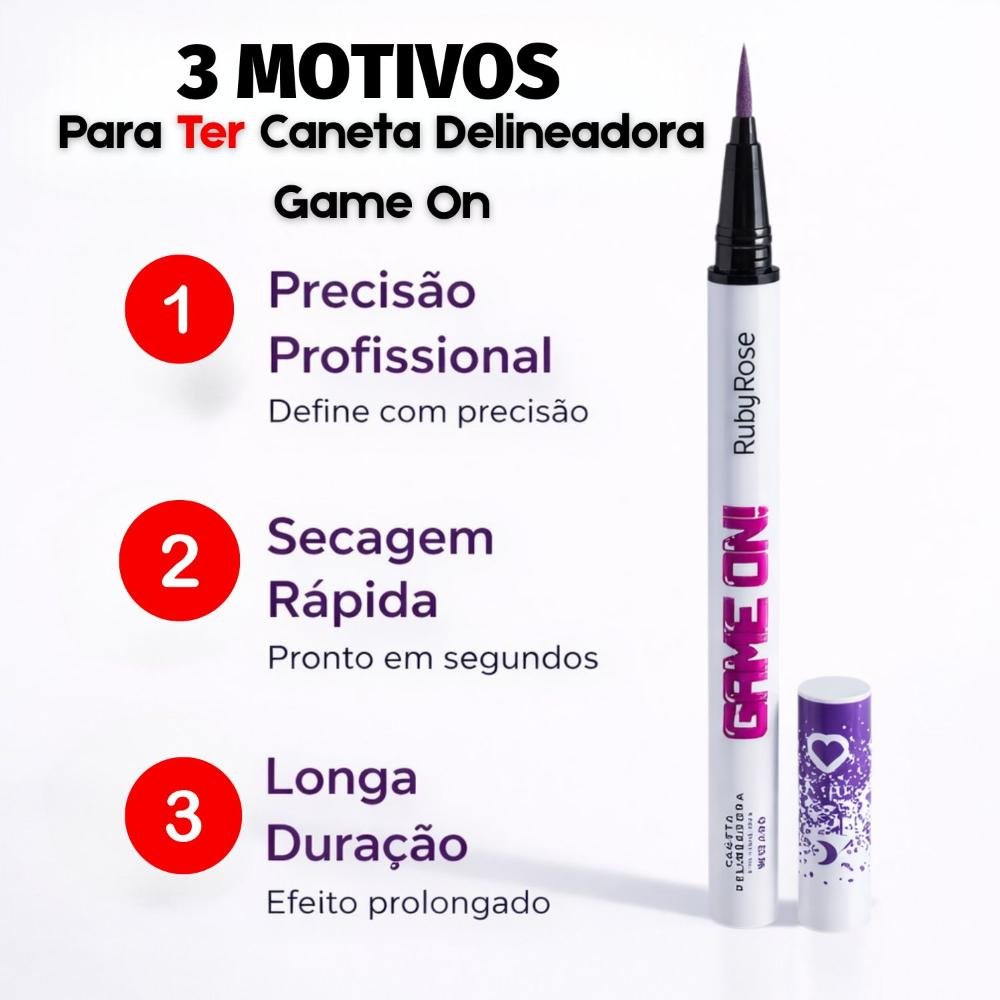 Caneta Delineadora Ruby Rose Game On Wizard Hb-2201-1 On Wizard 5