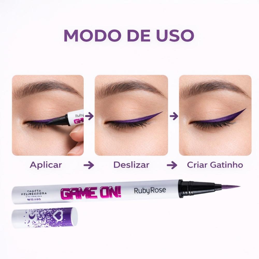 Caneta Delineadora Ruby Rose Game On Wizard Hb-2201-1 On Wizard 6
