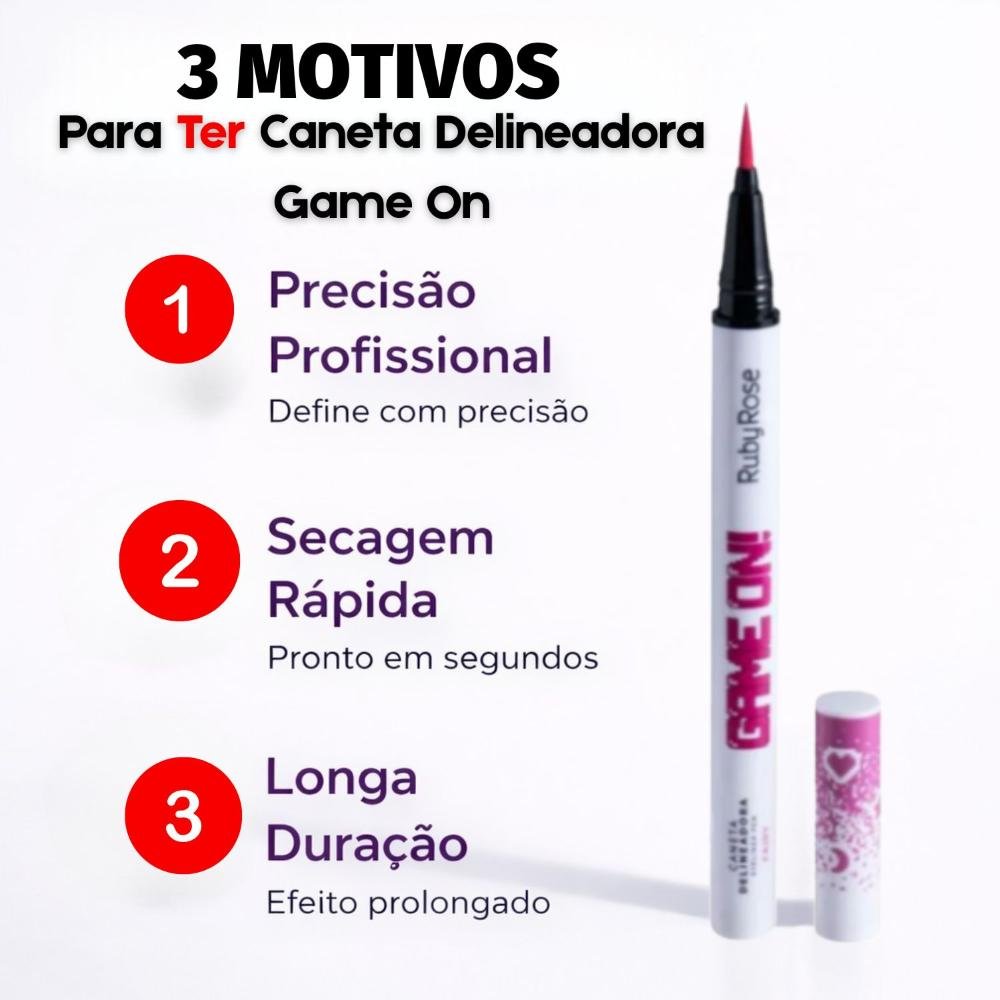 Caneta Delineadora Ruby Rose Game On Fairy Hb-2201-3 On Fairy 5
