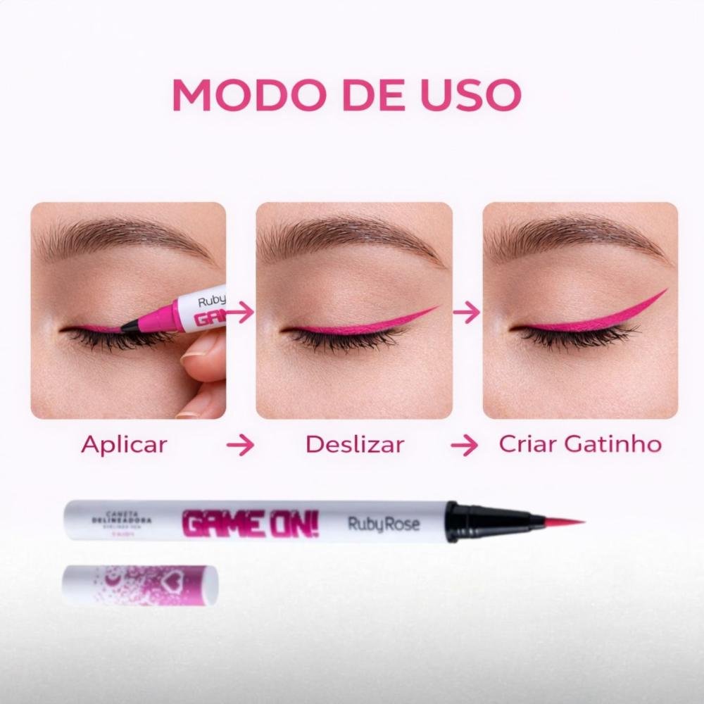 Caneta Delineadora Ruby Rose Game On Fairy Hb-2201-3 On Fairy 6