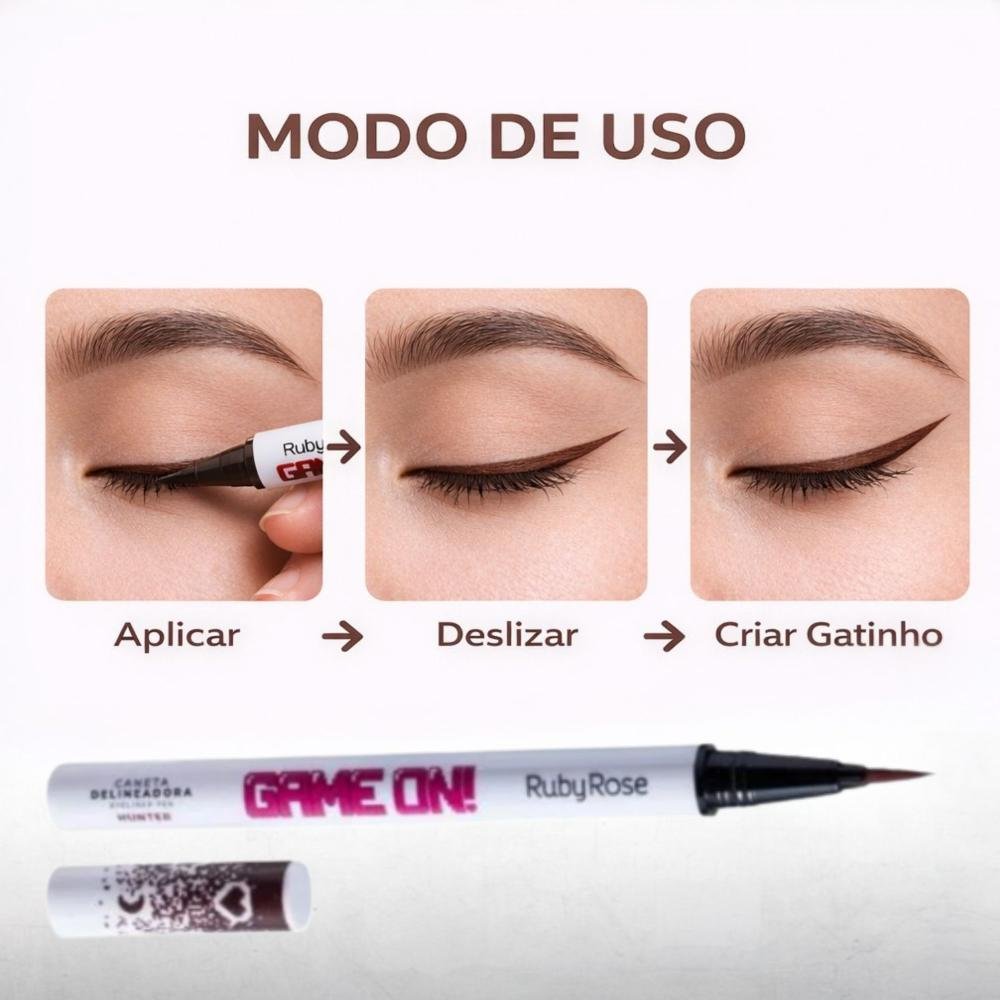 Caneta Delineadora Ruby Rose Game On Hunter Hb-2201-6 On Hunter 5