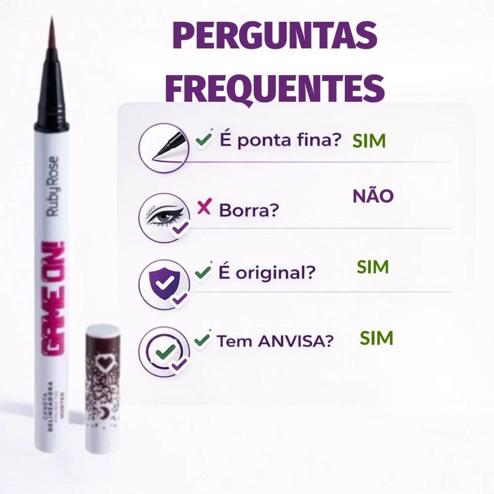 Caneta Delineadora Ruby Rose Game On Hunter Hb-2201-6 On Hunter 6