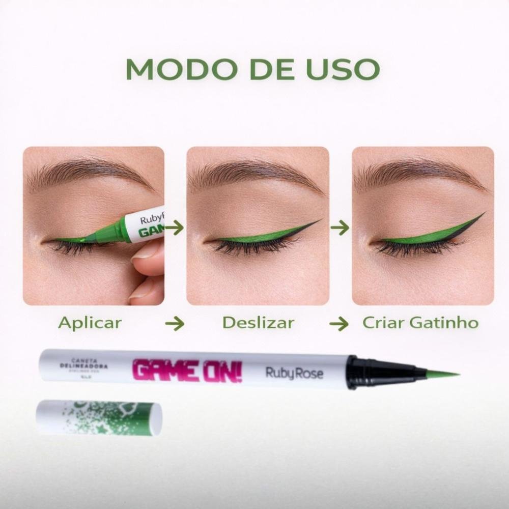 Caneta Delineadora Ruby Rose Game On Elf Hb-2201-8 On Elf 6