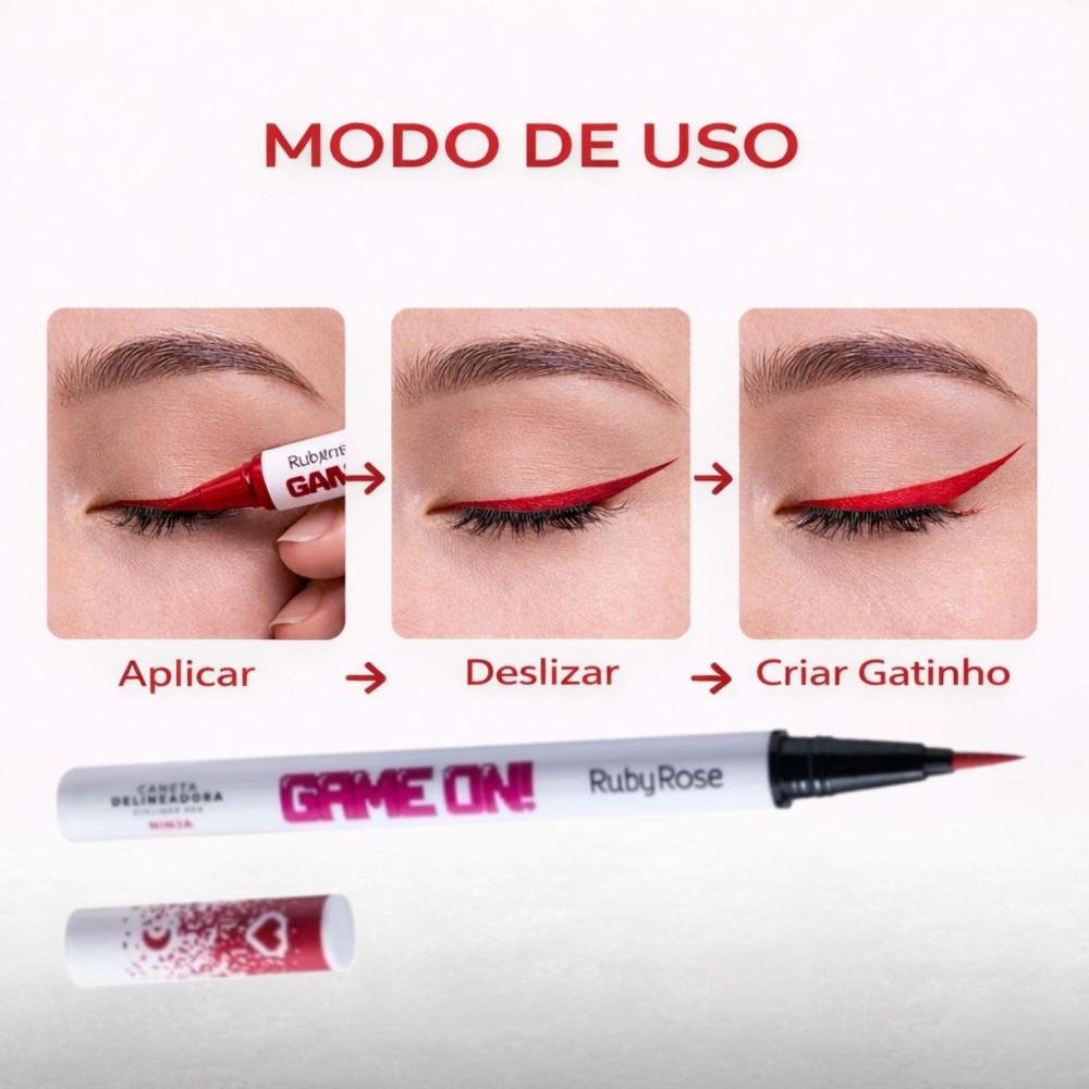Caneta Delineadora Ruby Rose Game On Ninja Hb-2201-5 On Ninja 6