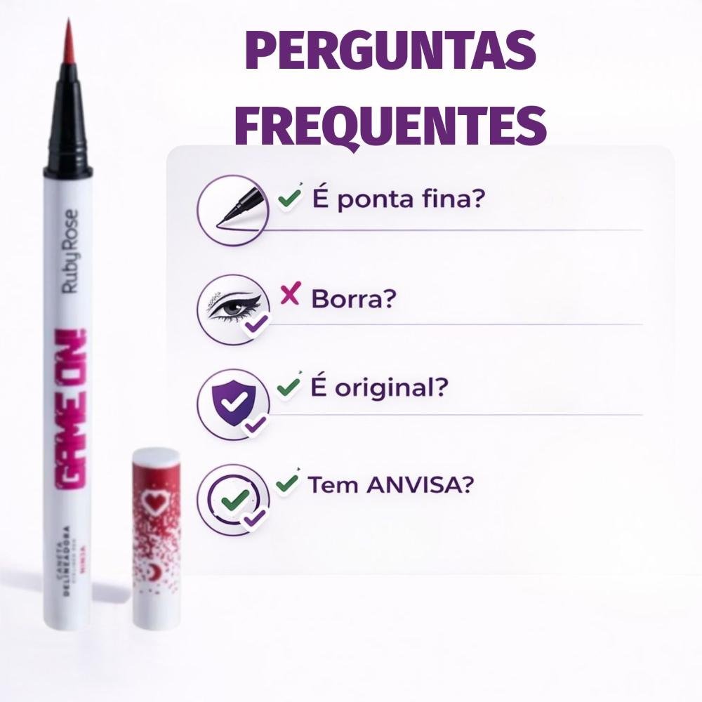 Caneta Delineadora Ruby Rose Game On Ninja Hb-2201-5 On Ninja 7