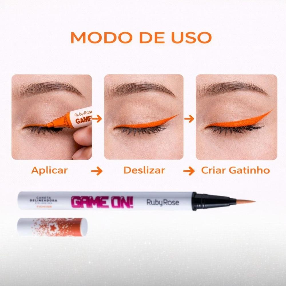 Caneta Delineadora Ruby Rose Game On Fighter Hb-2201-4 On Fighter 6