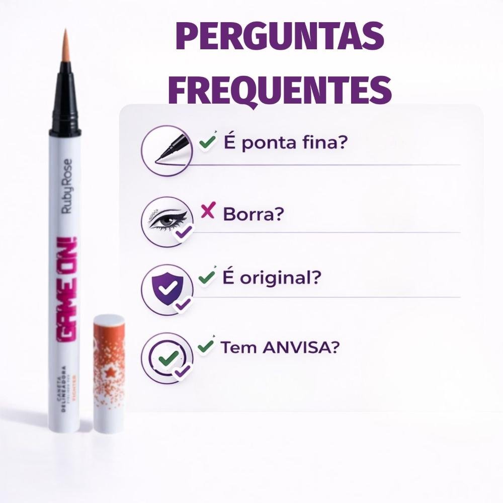 Caneta Delineadora Ruby Rose Game On Fighter Hb-2201-4 On Fighter 7