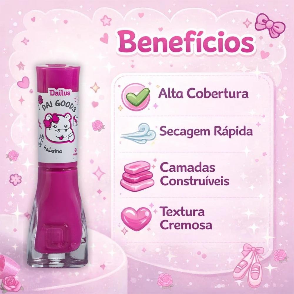 Esmalte Cremoso Dailus Dai Goods Bailarina 8ml Bailarina 2