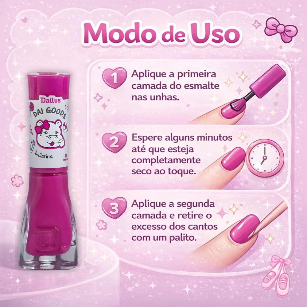 Esmalte Cremoso Dailus Dai Goods Bailarina 8ml Bailarina 7