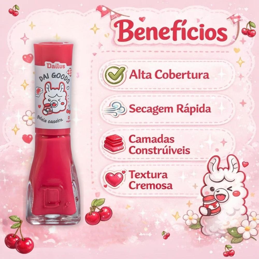 Esmalte Cremoso Dailus Dai Goods Geleia Caseira 8ml Geleia 2