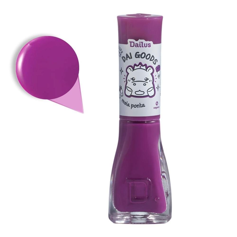 Esmalte Cremoso Dailus Dai Goods Meia Ponta 8ml Meia Ponta 3
