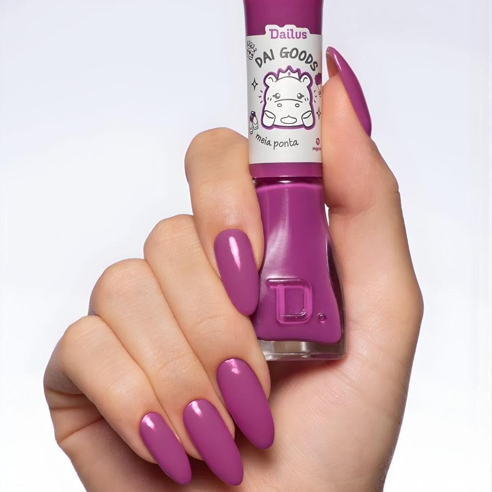 Esmalte Cremoso Dailus Dai Goods Meia Ponta 8ml Meia Ponta 4