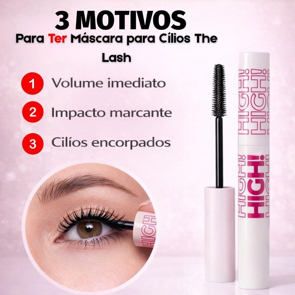Máscara Para Cílios Ruby Rose The Lash, High! Volume Intenso hb-e2007 Preto 5