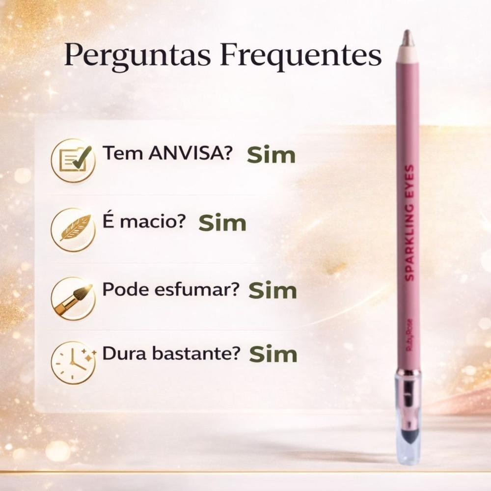 Lápis De Olhos Ruby Rose Sparkling Eyes Copper Liner Hb-e2401-3 Copper Liner 7