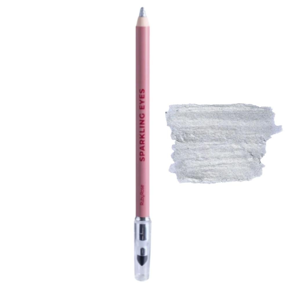 Lápis De Olhos Ruby Rose Sparkling Eyes Silver Rain Hb-e2401-2