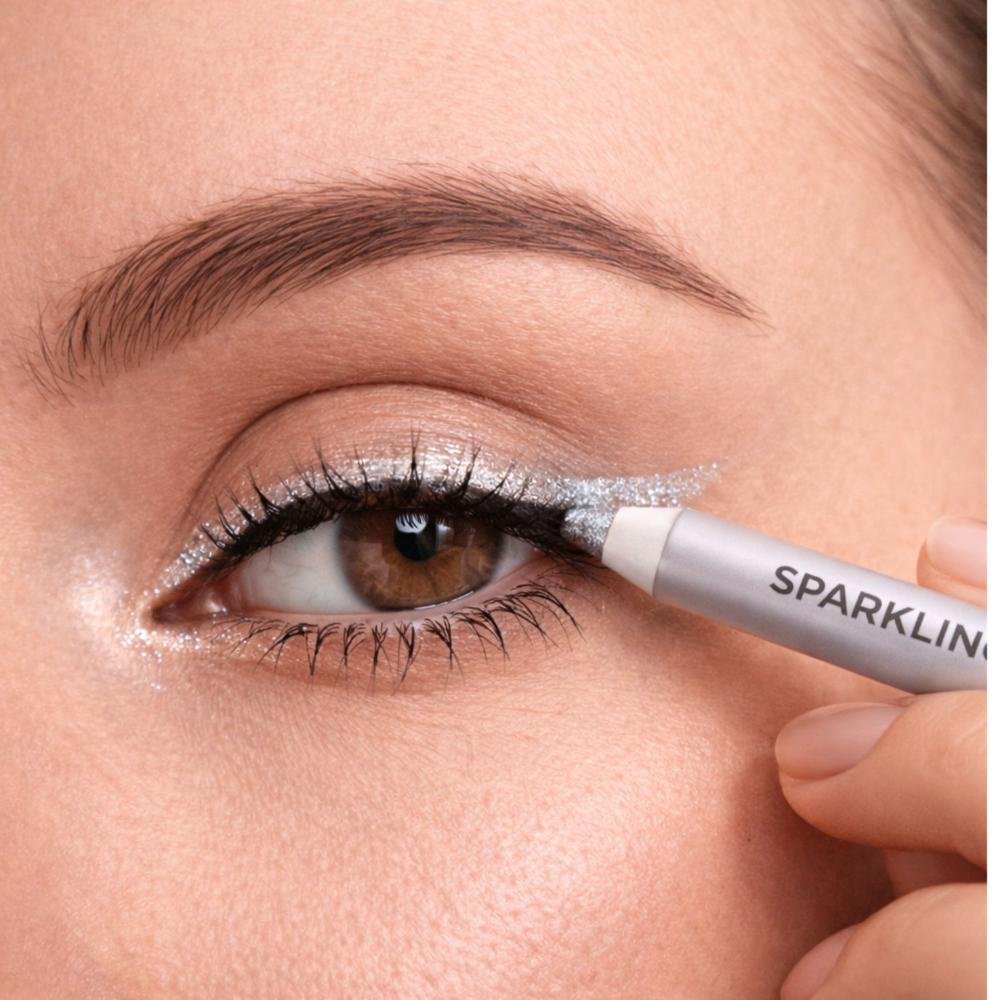 Lápis De Olhos Ruby Rose Sparkling Eyes Silver Rain Hb-e2401-2 Silver Rain 4