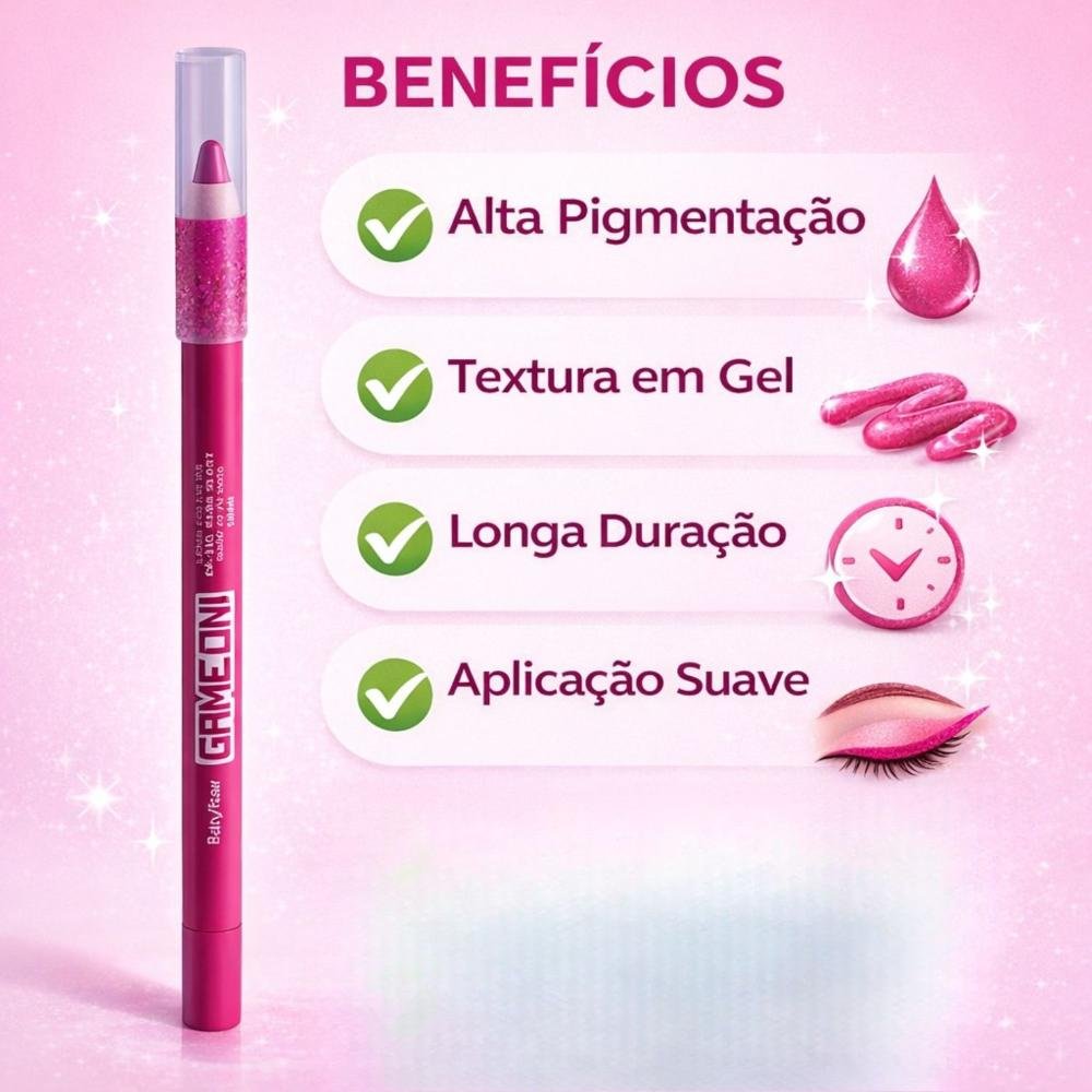 Lápis Colorido Em Gel Para Olhos Ruby Rose Game On Load Hb-2400-3 Load 2