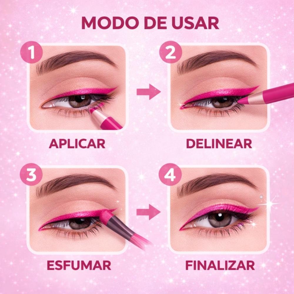 Lápis Colorido Em Gel Para Olhos Ruby Rose Game On Load Hb-2400-3 Load 5