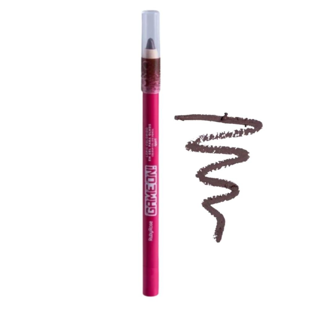 Lápis Colorido Em Gel Para Olhos Ruby Rose Game On Quit Hb-2400-6