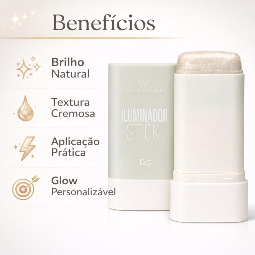 Iluminador Stick Jasmyne Moonlight Glow 12g Ref. J0108 Moonlight Glow 2