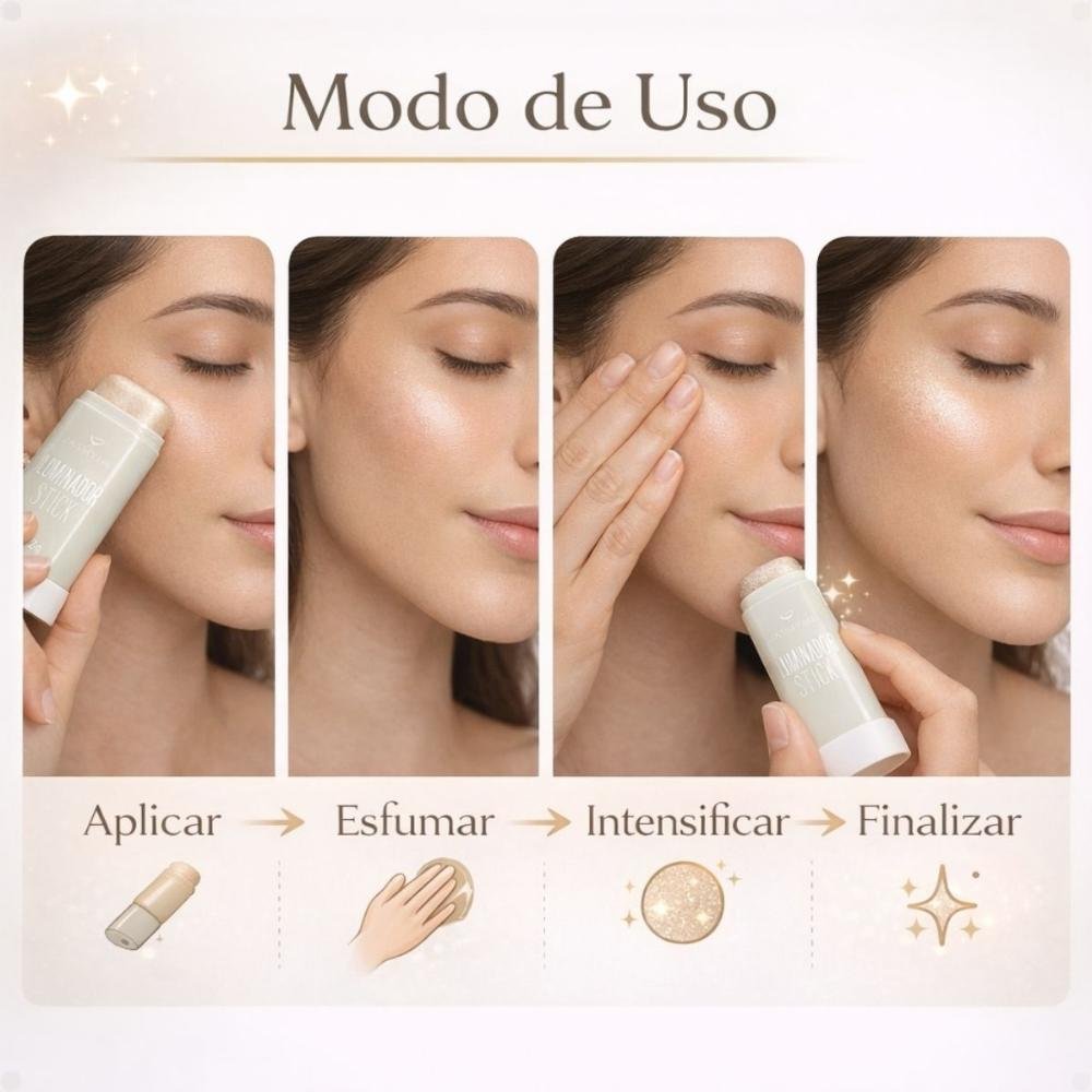 Iluminador Stick Jasmyne Moonlight Glow 12g Ref. J0108 Moonlight Glow 7