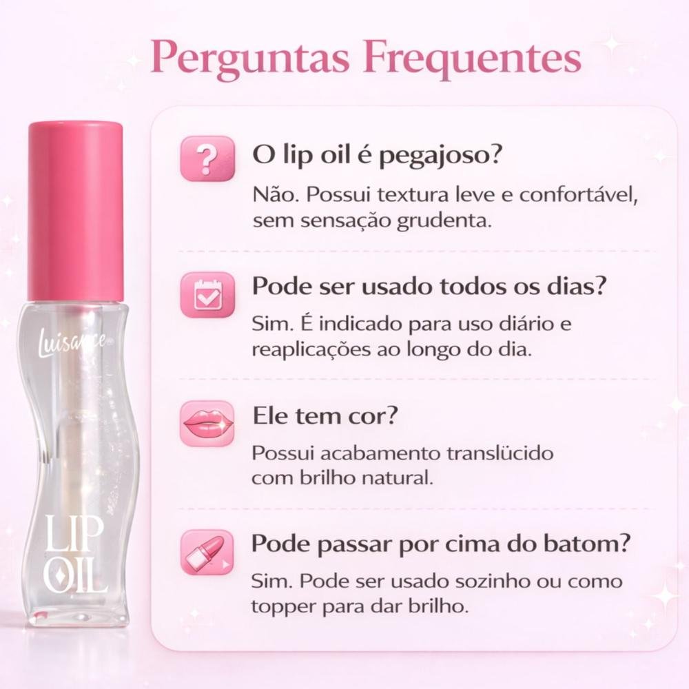 Lip Oil Luisance Frapê De Coco Ref.:L3281 Frapê De Coco 9