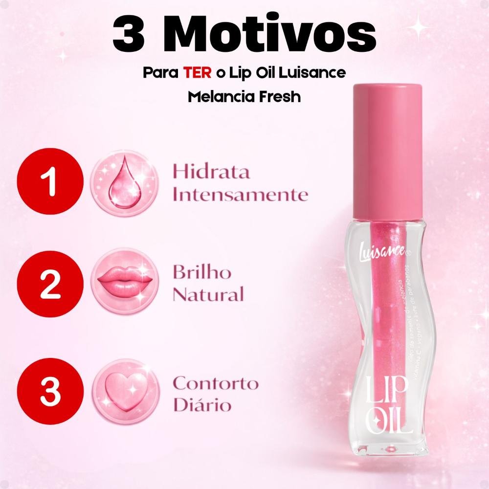 Lip Oil Luisance Melancia Fresh Ref.:L3281 Melancia Fresh 7