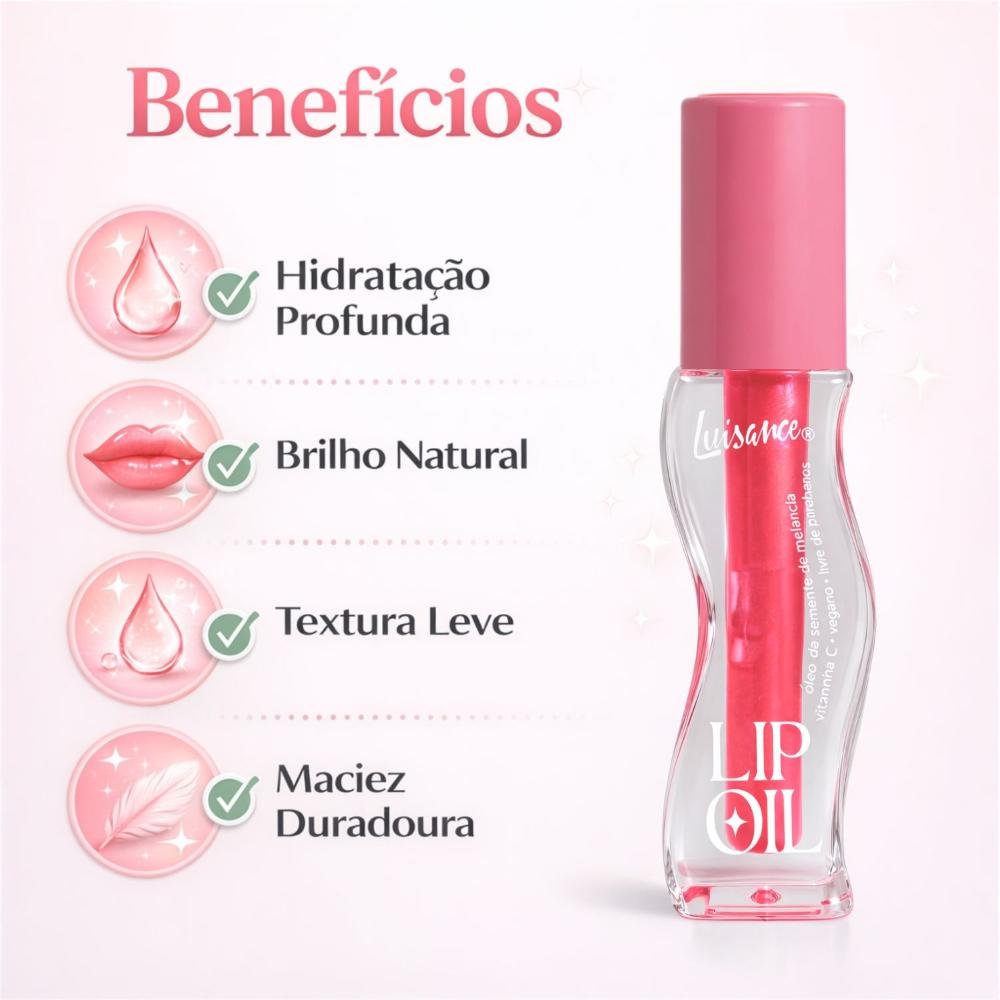 Lip Oil Luisance Néctar De Morango Ref.:L3281 Néctar De Morango 2